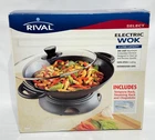 Rival 6.3 Quart - Liter Electric Wok With Tempura Rack Steaming WS60 2002 New. Price: $89.99.
