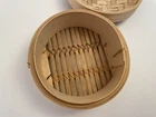 Natural Bamboo 10 Bun/veggie Steamer Used. Price: $14.00.