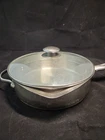 Wearever 10- Inch Stainless Steel Pan Skillet W/2 Pour Spouts No Lid Used. Price: $45.00.