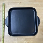 New Box- Rockcrok Pampered Chef 9-INCH Square Small Grill Stone #3158 Used. Price: $60.00.