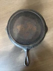 Griswold 11"CAST Iron Skillet No. 9 Large Block Logo 710 Erie Pa. W/ Heat Ring Used. Price: $99.99.