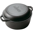 Lodge Logic L8DD3 Cast Iron Double Dutch Oven Extra Deep Lid 5 Quart New. Price: $77.89.