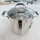 David Burke Stature Heavy Gauge Commercial Stainless Steel 8-QT, 9.5" Stockpot New. Price: $65.99.