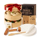 Cooking Gift Set Co. Bamboo Steamer Basket Soup Dumpling Kit 2 Tier 8-INCH ... New. Price: $65.27.