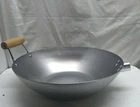 Joyce Chen Carbon Steel 14" Chef Skillet Stir Fry Saute Pan Wok !read New. Price: $39.99.
