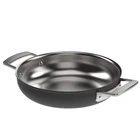 Demeyere Black Stainless Steel With Ceramic Exterior Coating 9.5-IN Double New. Price: $179.95.