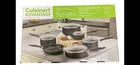Cuisinart Advantage Non-stick 11-PIECE Black Pan Set With Glass Lids New. Price: $159.00.