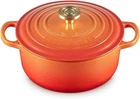 Le Creuset 100TH Anniv. Signature Cocotte Ronde 20 Flamme Doree Light Gold Knob New. Price: $475.50.