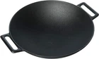 Jim Beam 12'' Pre Seasoned Heavy Duty Construction Cast Iron Grilling Wok Black Used. Price: $40.74.