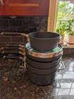 Calphalon Select Space-saving Hard-anodized Nonstick 7-PIECE Cookware Set Used. Price: $100.00.
