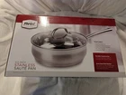Parini 9.5 Stainless Steel Saute Pan W/ Lid, Brand New Box. Price: $15.99.