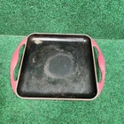 Creuset Cast Iron Square Griddle 9.5" 24CM - Cerise / Cherry Red 18026 Used. Price: $89.99.