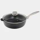 Swiss Diamond Chd Nonstick Saute Pan With Glass Lid, 3.8 Qt New. Price: $229.95.