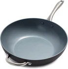 Greenpan Lima Hard Anodized Healthy Ceramic Nonstick 12.5" Wok With Gray New. Price: $90.98.