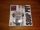 New Tools Of The Trade Stainless Steel 4 Qt. Soup Pot, Lid And Steamer Insert. Price: $45.00.