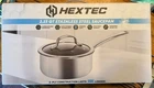 Hextec 2.15 Qt 3-PLY Hybrid Sauce Pan With Tempered Glass Lid (unused-open Box) New. Price: $40.00.