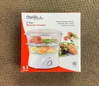 Dwell Appliance 2 Tier Steamer/cooker 4.5 Quart Dishwasher Safe Nob New. Price: $19.99.