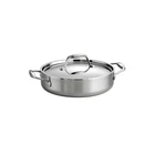 Tramontina 3 Quart Stainless Steel Tri Ply Clad Covered Braiser Cookware New. Price: $98.09.