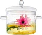 2L Large Glass Simmer Pot (64OZ) Borosilicate Saucepan With Lid Family New. Price: $34.81.
