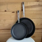 Misen 2-PIECE Set Carbon Nonstick Frying Pans Nitrided Tri-ply 10"/ 8" *wear* Used. Price: $79.00.