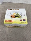 Simax 1.01 Glass Pot Lid Nyko Resistant Cook Serve Czech New. Price: $35.00.