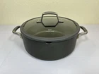 Calphalon Classic 5-QT. Dutch Oven With Lid Cover 8785 Handles Nonstick Gray Used. Price: $29.95.