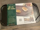 Nordic Ware Reversible 2-BURNER Grill Griddle 19.5X11 Cast Aluminum Used. Price: $14.99.
