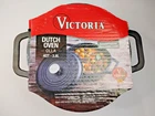 Cast Iron Dutch Oven Victoria -olla- 4 Qt Seasoned New. Price: $45.00.