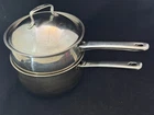 Belgique Elite 8G 3.5 Qt Stainless Steel Sauce Pan & Steamer W/lid Used. Price: $44.00.