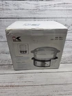 Kalorik Food Steamer 3-TIER Basket Rice Cooking Tray W/ Electronic Controls New. Price: $39.99.