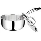 Wholeclad Triply Stainless Steel Saucepan With Lid 1.6 Quart Kitchen Induction New. Price: $49.98.