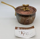 Ruffoni Historia 2.5 Quart Italy Hammered Copper Suacepan Cooking Pot Acorn Lid Used. Price: $199.99.