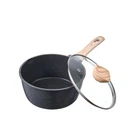Vevor 2.5 Qt Saucepan Nonstick With Glass Lid & Detachable Handle Black New. Price: $24.99.