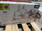 Greenpan Rio 16-PIECE Nonstick Pot And Set Pink (CC002639-001) New. Price: $119.00.