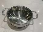 Cuisinart 6116-20S 20CM Universal Steamer Insert W/ Lid Chef Stainless Steel Used. Price: $29.99.