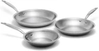 Heritage Steel 3-PIECE Titanium 316TI Fry Pan Set 5-PLY Fully Clad Induction New. Price: $324.95.