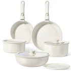 Gipp 11 Pcs Ceramic Nonstick Cookware Sets,pots Pans Removable Handles New. Price: $62.00.
