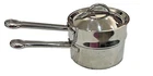 Revere 6725 Stainless Steel 1.5 Qt. Saucepan Lid & Steamer Euc Used. Price: $65.00.