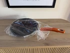 New Rachael Ray Hard-anodized Orange Nonstick 10 Skillet. Price: $40.00.