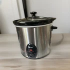 Narita Qt Slow Cooker Stainless Steel & Ceramic Electric Crock Pot NSC-30 Used. Price: $16.99.