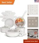 Bakken 15-PIECE Non-stick Cookware Set With Detachable Handles Granite Stac... New. Price: $121.99.