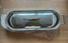 All Clad Stainless Steel Fish Poacher #59907 Double Handles 18" X 7" 4" - New. Price: $229.00.