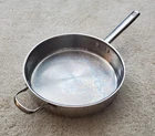 Wolfgang Puck Bistro Collection 11" Stainless Steel Chicken Fryer Saute Pan Used. Price: $32.85.