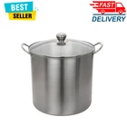 Mainstays 21.5QT Stainless Steel Canner, Water Bath Steam Canning Pot, Glass Lid New. Price: $37.99.