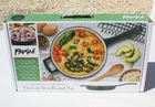 New Parini 9 Cast Iron Round Shallow Pan, Enameled, Non-stick Cookware. Price: $20.00.