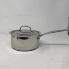 Cuisinart Stainless Steel Saucepan Pot 2QT Model 719-18P With Induction Lid Used. Price: $23.38.
