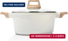 Eslite Life Nonstick Stock Pot With Lid, 3 Quart Granite Casserole Small Soup New. Price: $45.55.