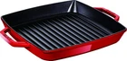 Staub Cast Iron Square Grill Pan 9 Cherry Red 1.47 Qt Original Box New. Price: $129.95.