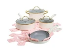 Paris Hilton Epic Nonstick Pots And Pans Set New. Price: $130.95.