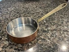 Vintage All-clad Cop*r*chef 1 Qt 6" Sauce Pan Pot Copper Stainless Brass Handle Used. Price: $138.00.